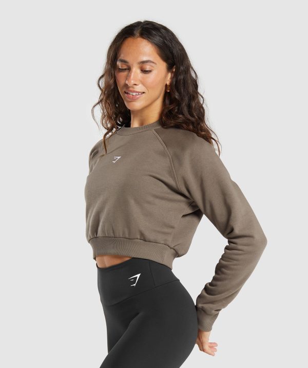 Training Fleece Cropped Sweatshirt - Image 3