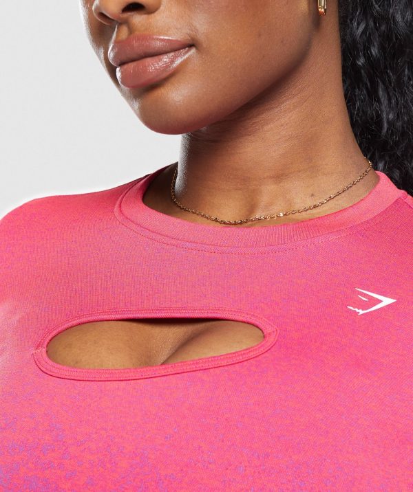 Adapt Safari Seamless Faded Long Sleeve Top - Image 6
