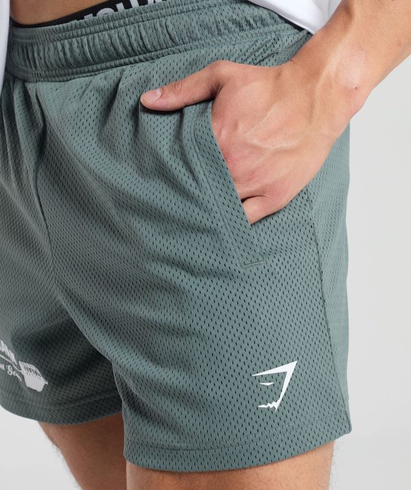 Workout Gear Mesh 5" Shorts - Image 7