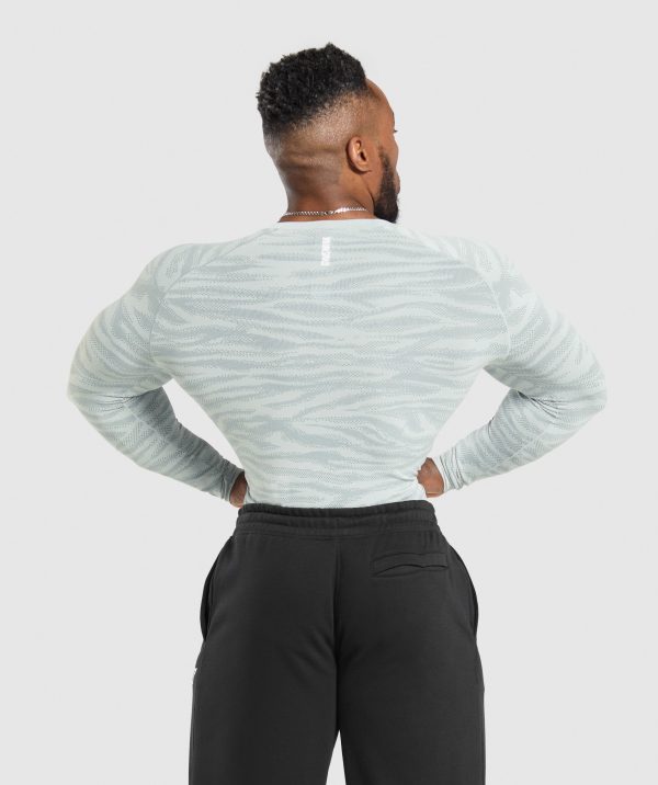 Geo Animal Seamless Long Sleeve T-Shirt - Image 4