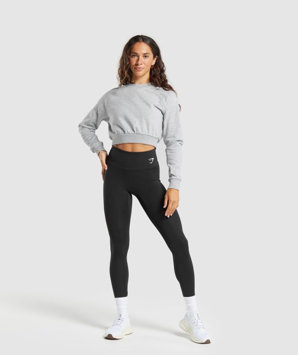 Training Fleece Cropped Sweatshirt - Image 4