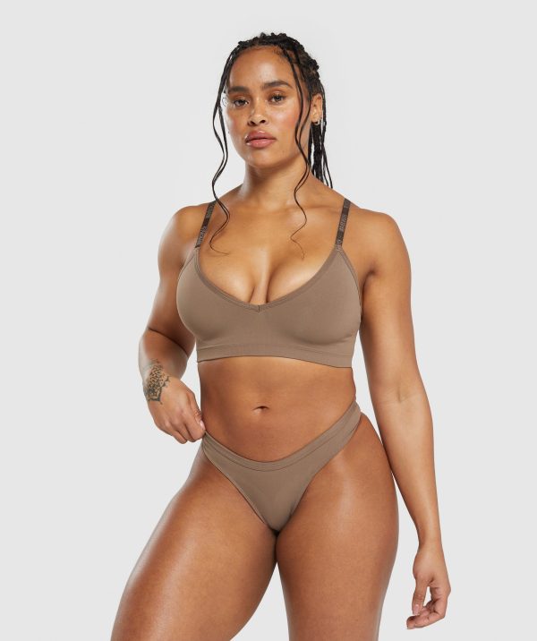 Seamless Dipped Front Thong - Image 6