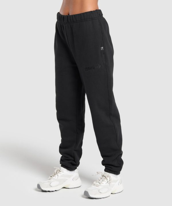 Embroidered Logo Oversized Joggers - Image 3