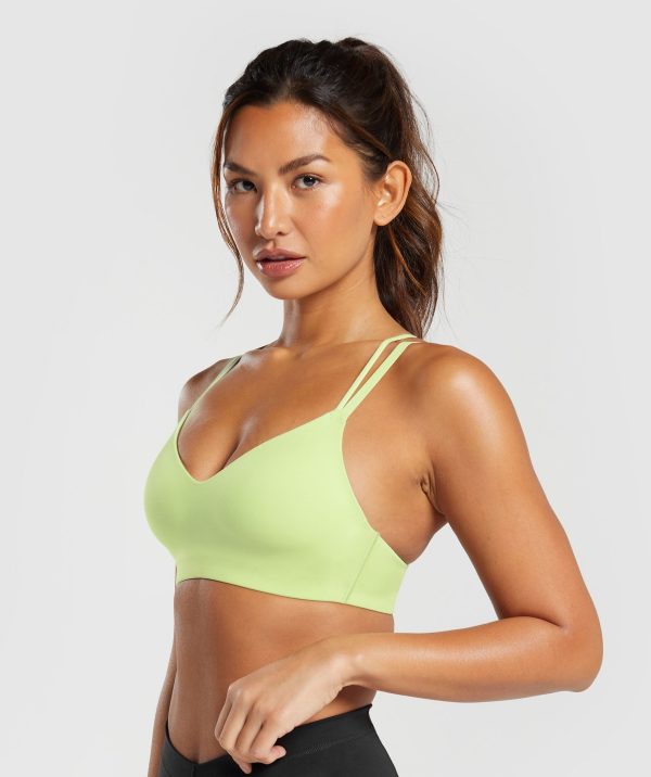 Strappy Back Light Support Sports Bra - Image 3