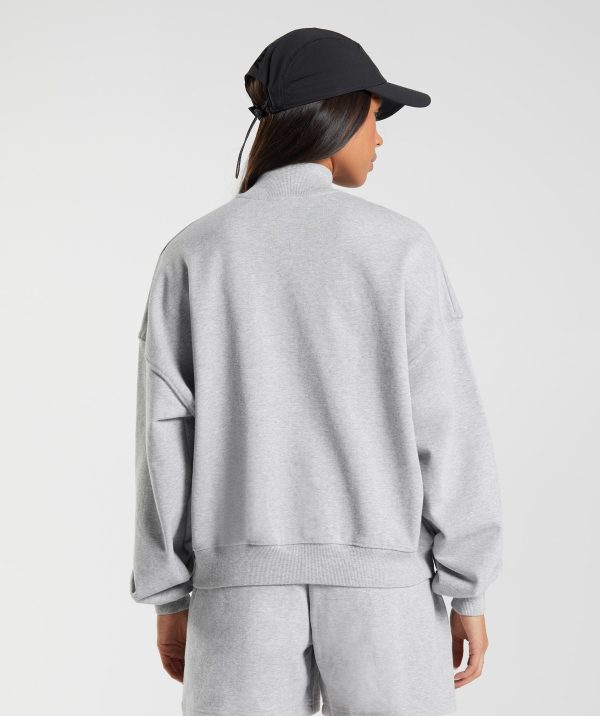 Rest Day Sweats 1/2 Zip Pullover - Image 3