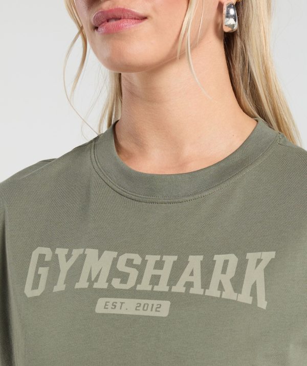 Collegiate Lifestyle Oversized T-Shirt - Image 5