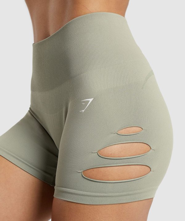 Gains Seamless Ripped Shorts - Image 5