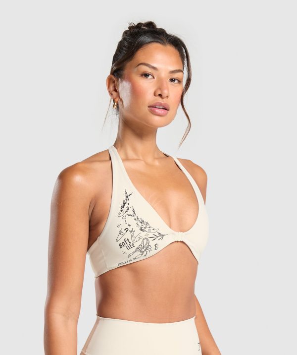 Elevate Tattoo Graphic Sports Bra - Image 3