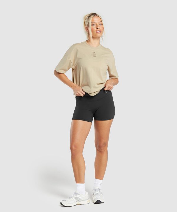 Care Label Graphic Oversized T-Shirt - Image 4