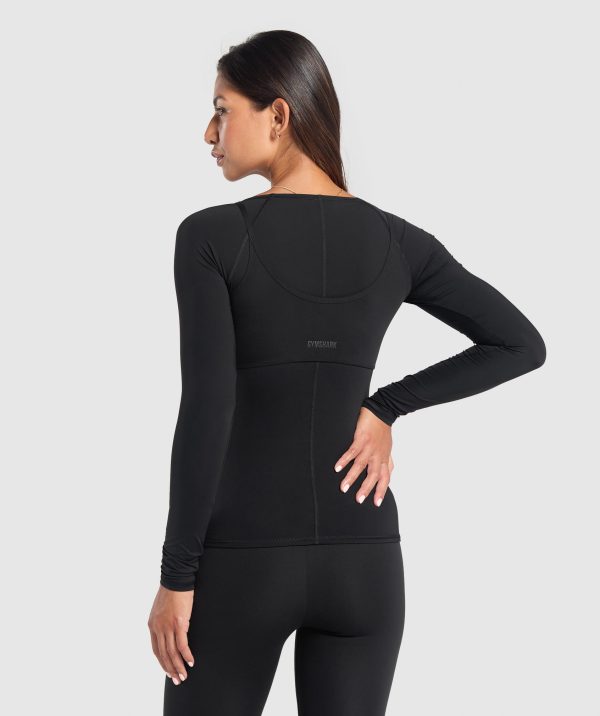 Rest Day Buttery Soft Long Sleeve Top - Image 2