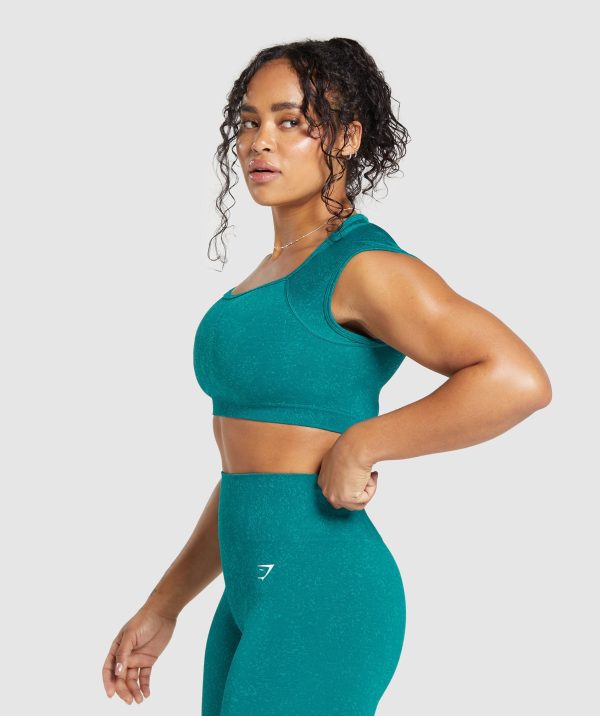 Adapt Fleck Seamless Crop Top - Image 3