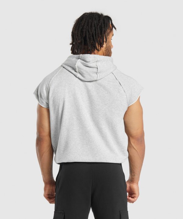 Legacy 1/4 Zip Cap Sleeve Hoodie - Image 2