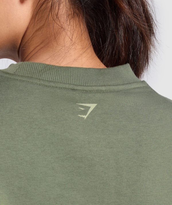 Collegiate Lifestyle Oversized Sweatshirt - Image 6