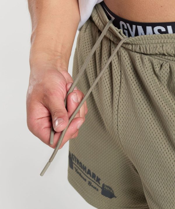 Workout Gear Mesh 5" Shorts - Image 5