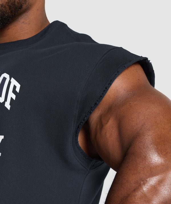 Graphic Cut Off T-Shirt - Image 5