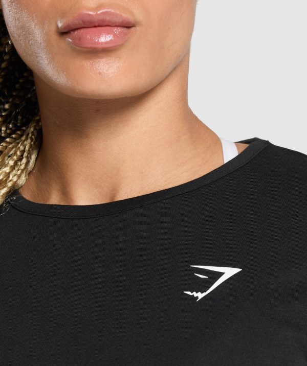 Training Oversized Cotton Long Sleeve Top - Image 5