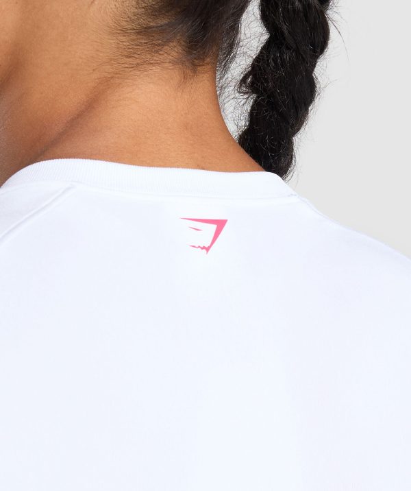 Barbell Hearts Seamless Baby Tee - Image 6