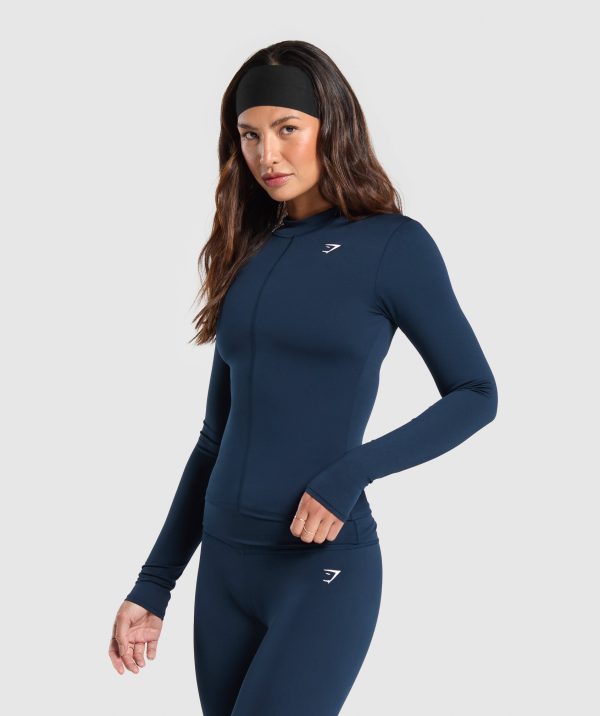 Everyday High Neck Long Sleeve Top - Image 3