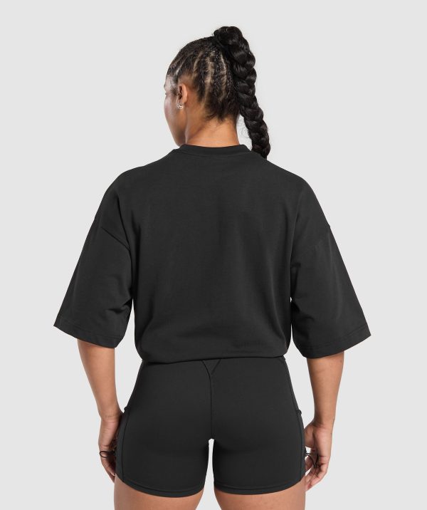 Embroidered Logo Oversized T-Shirt - Image 2