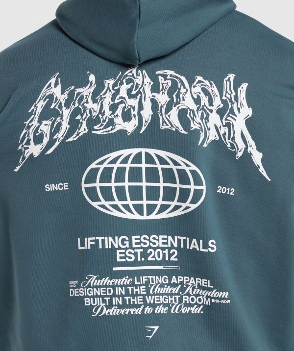 Metal Lifting Graphic Hoodie - Image 6