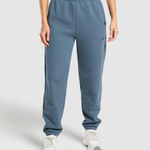 Embroidered Logo Oversized Joggers