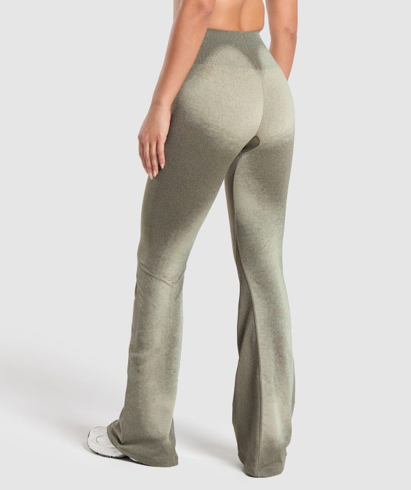 Blur Seamless Flared Leggings - Image 2