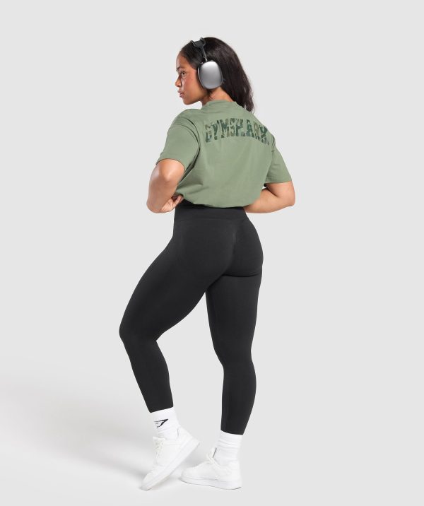 Adapt Camo Graphic Oversized Top - Image 4