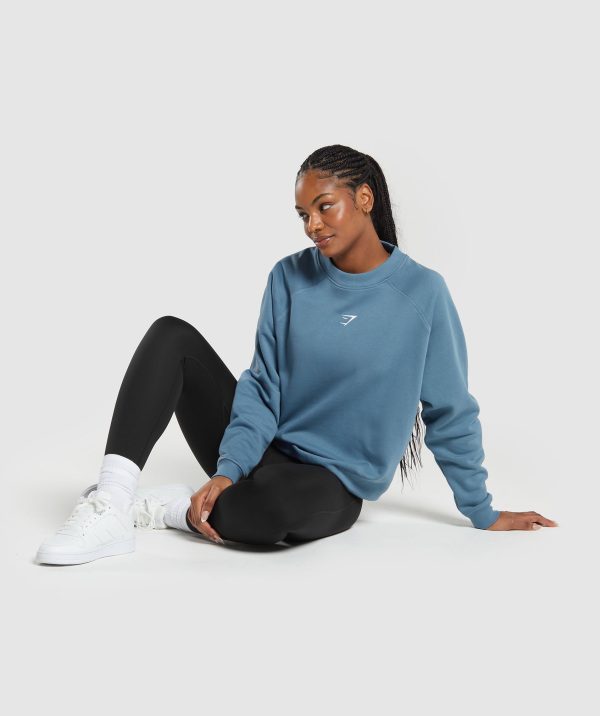 Training Oversized Fleece Sweatshirt - Image 6