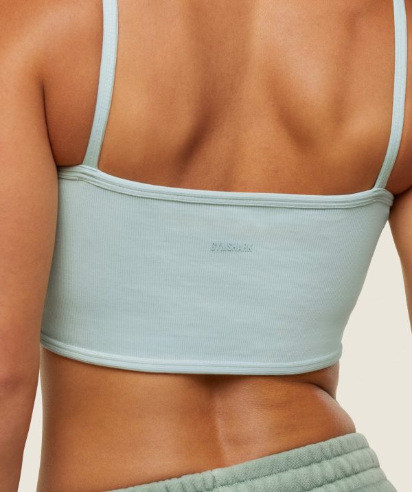 everywear Ribbed Bandeau Bra - Image 4