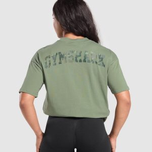 Adapt Camo Graphic Oversized Top