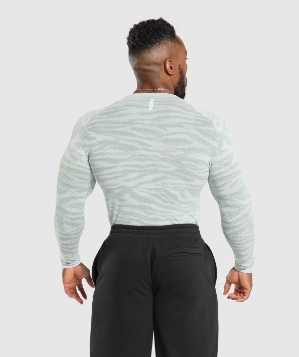 Geo Animal Seamless Long Sleeve T-Shirt - Image 2