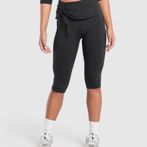 Ruched Capri Leggings