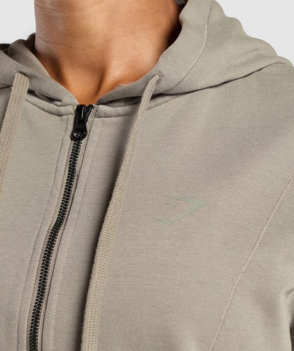 Power Oversized Zip Hoodie - Image 6