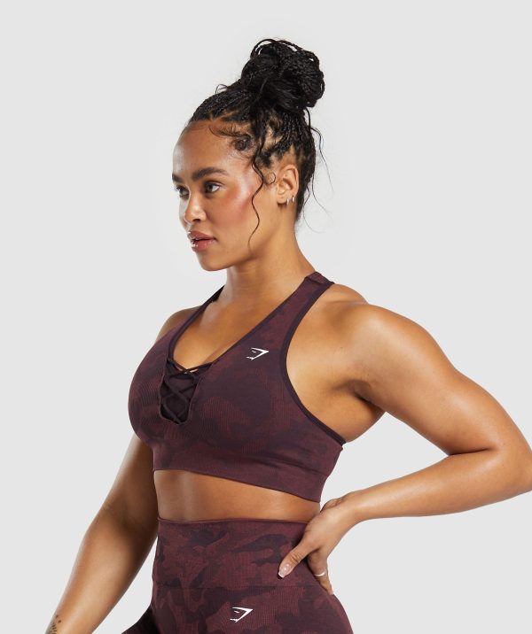 Adapt Camo Seamless Sports Bra - Image 3