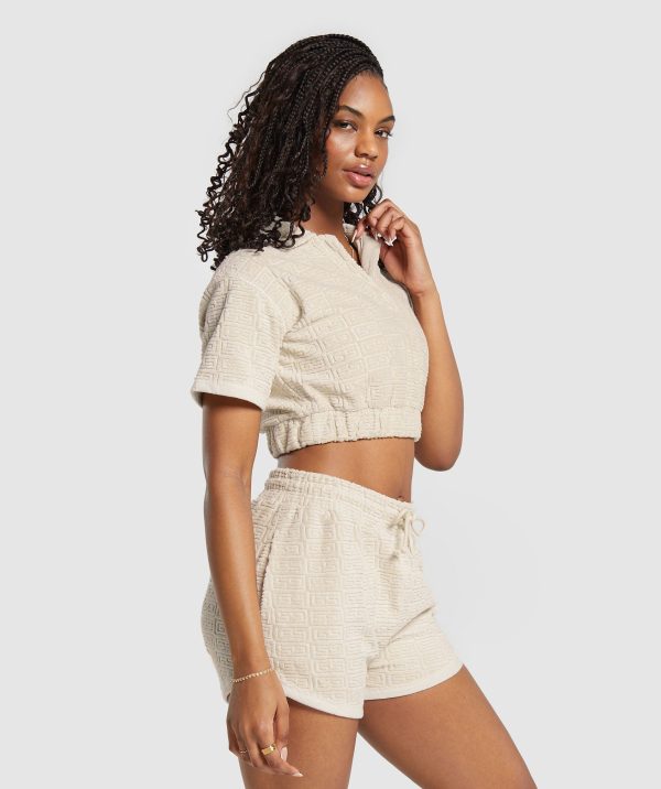 Monogram Towel Crop Top - Image 4