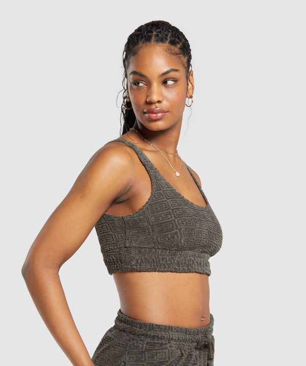 Monogram Towelling Bralette - Image 3