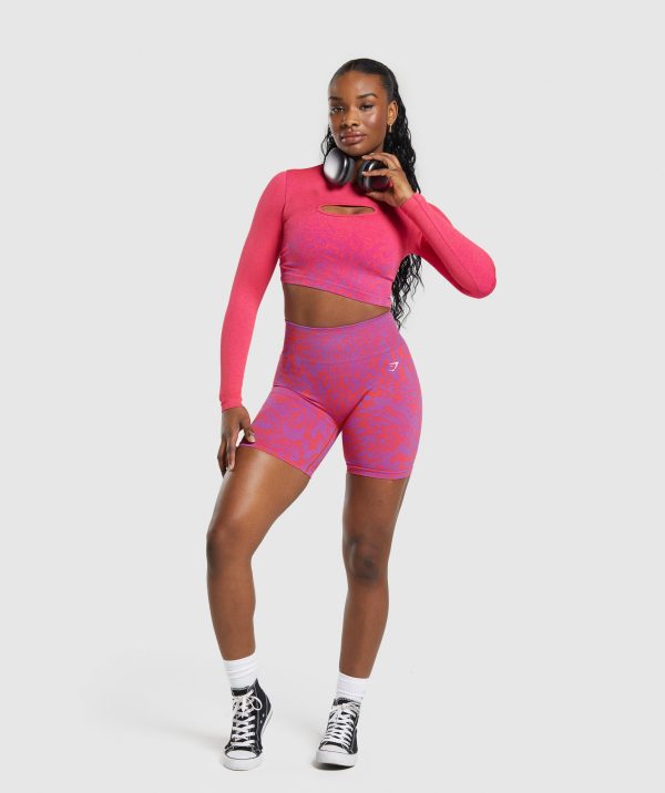 Adapt Safari Seamless Faded Long Sleeve Top - Image 4