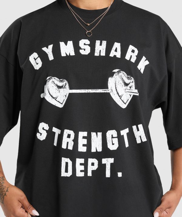Barbell Hearts Oversized T-Shirt - Image 5