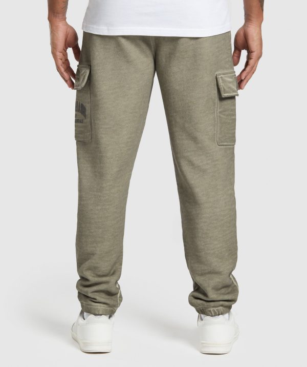 Heavyweight Washed Cargo Joggers - Image 2