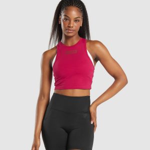 Block Crop Tank