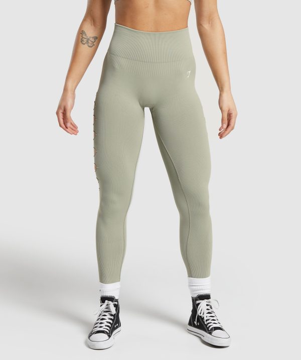 Gains Seamless Ripped Leggings - Image 2