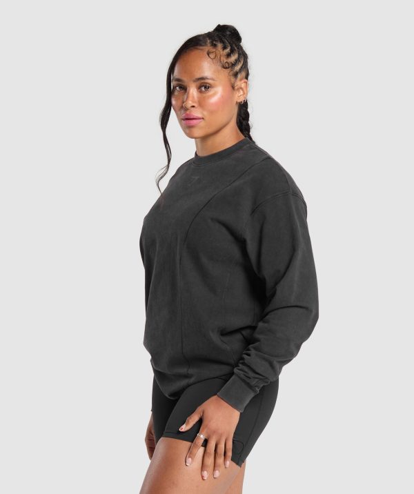Power Oversized Long Sleeve Top - Image 3