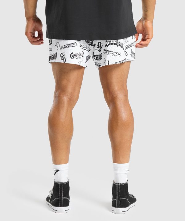 Logomania Mesh 5" Shorts - Image 2