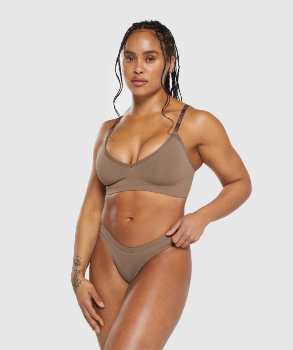 Seamless Dipped Front Thong - Image 4