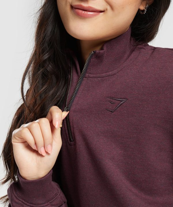 Rest Day Sweats 1/2 Zip Pullover - Image 5