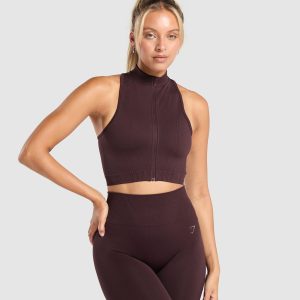 Corset Seamless Crop Tank