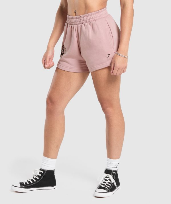 Strong Girl Lifting Club Graphic Shorts - Image 3