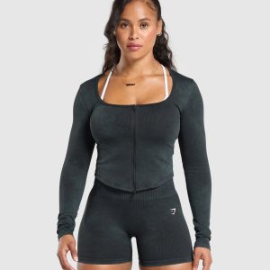 Gains Seamless Zip Up