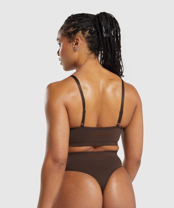Seamless V Neck Bralette - Image 2