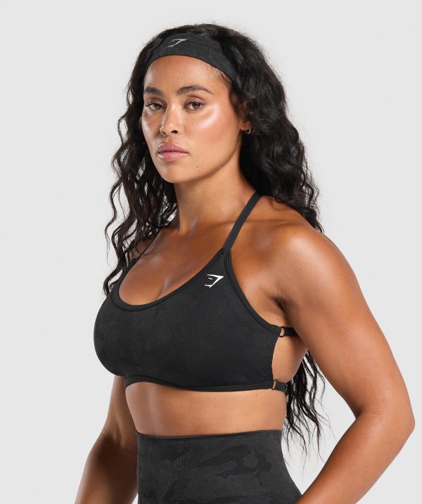 Adapt Camo Cross Back Sports Bra - Image 3
